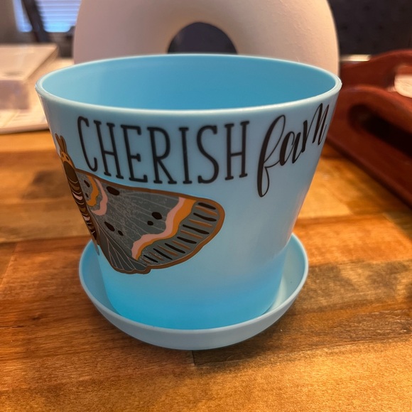Other - Set of 7 Planters with Saucers-Inspirational quotes